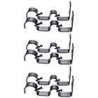  3 Pack Scheibengardine Halter Gardinen Zusammenhalter Vorhangstange