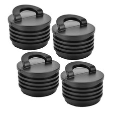 4Pcs Universal Kayak Boat Drain Plug Kit Durable Rubber Scupper Hole Plugs