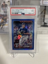 Jack Leiter Blue Refractor - PSA 9