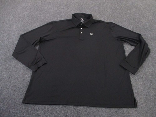 Rhoback Shirt Herren 3XL schwarz Polo Golf Performance Sport Active Preppy Dog Logo