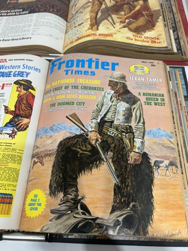Lot 20 Frontier Times Magazine 1965 to 1981 Various Issues Paperack Illustrated - Picture 8 of 17