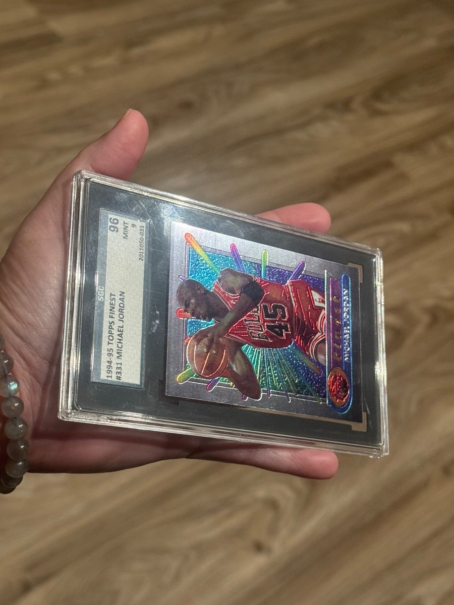 1994-95 TOPPS FINEST ジョーダン！！ 1994-95 Michael Jordan Topps Finest #331 W/Coating SGC 8.5