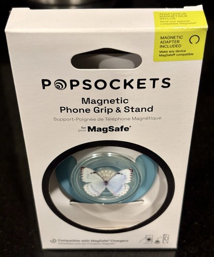 PopSockets Poignée et Support de Téléphone Magnétique pour MagSafe - Whisper Moth Translucide - Photo 6 sur 7