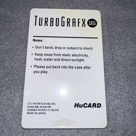 Sinistron (TurboGrafx-16, 1990) Complete With Manual