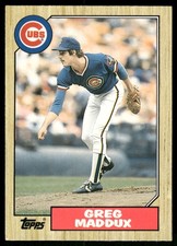 Greg Maddux 1987 Topps Traded #70T Near Mint or Better