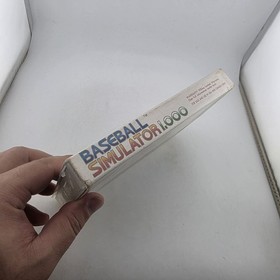 Baseball Simulator 1.000 - Case Only - Nintendo Nes - Authentic Slip Art No Game