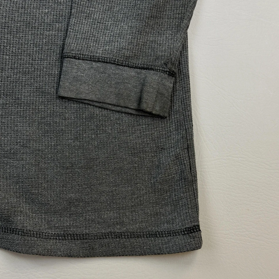 Vintage Coogi Shirt Mens 6XL Long Sleeve Waffle Knit Thermal Henley Hip Hop Y2K - Image 3 of 4