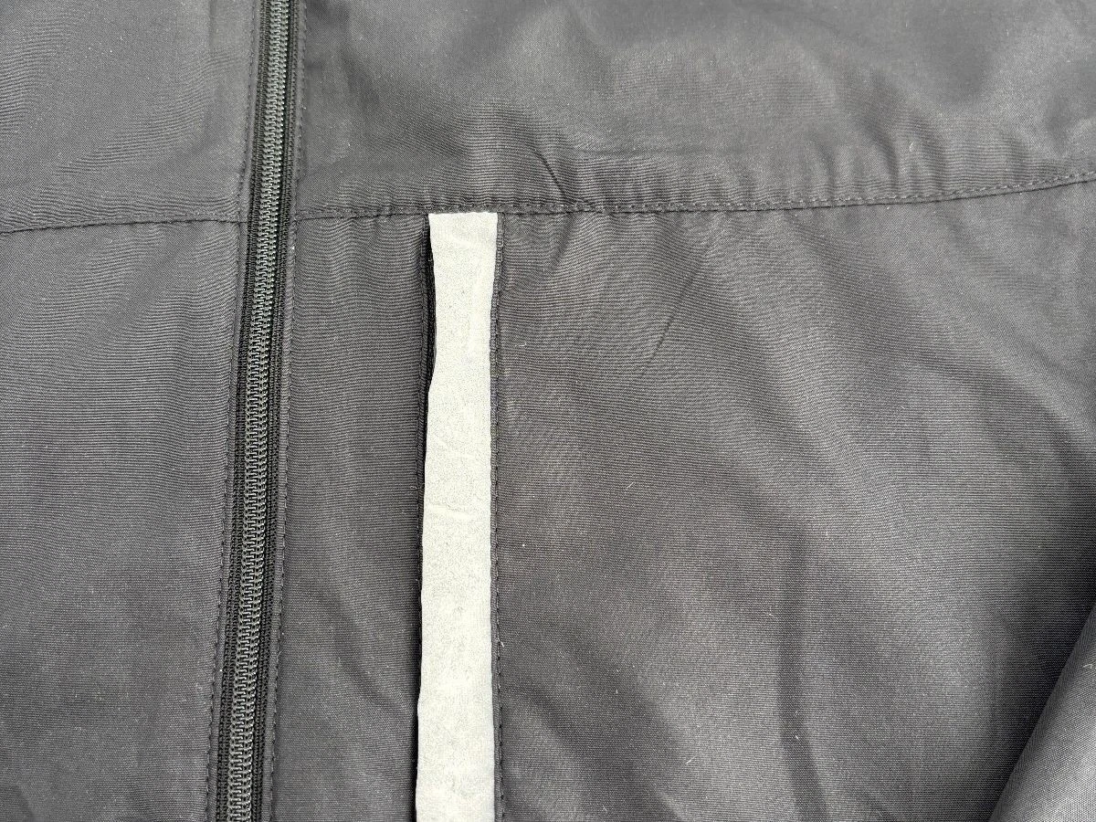 Nike Men's XL Running Jacket Black Blue Reflective Hood Flash Full Zip - product detail image 2