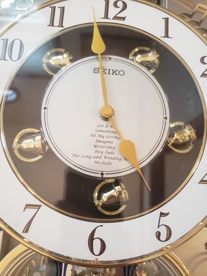 SEIKO Melodies In Motion Beatles Wall Clock Read Parts Repair