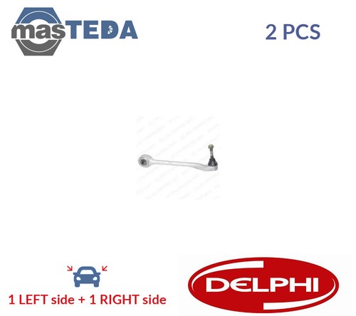 TC1227 LH RH TRACK CONTROL ARM PAIR FRONT DELPHI 2PCS NEW OE REPLACEMENT - Picture 1 of 5
