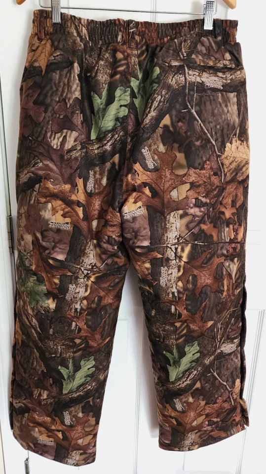 Pantalones de Caza LL Bean Para Hombre De Colección Realtree Advantage Madera Camuflados Forrados Medianos Foto 2 de 4