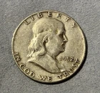 1952 D Franklin Half Dollar - 90% Silver - Circulated - Nice - .36169 ASW