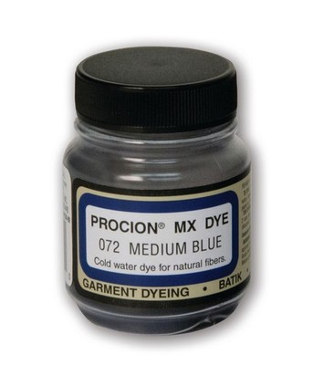 Medium Blue Fabric Dye Powder For Tie Dye And Shibori Easy To Use 2.3 Oz