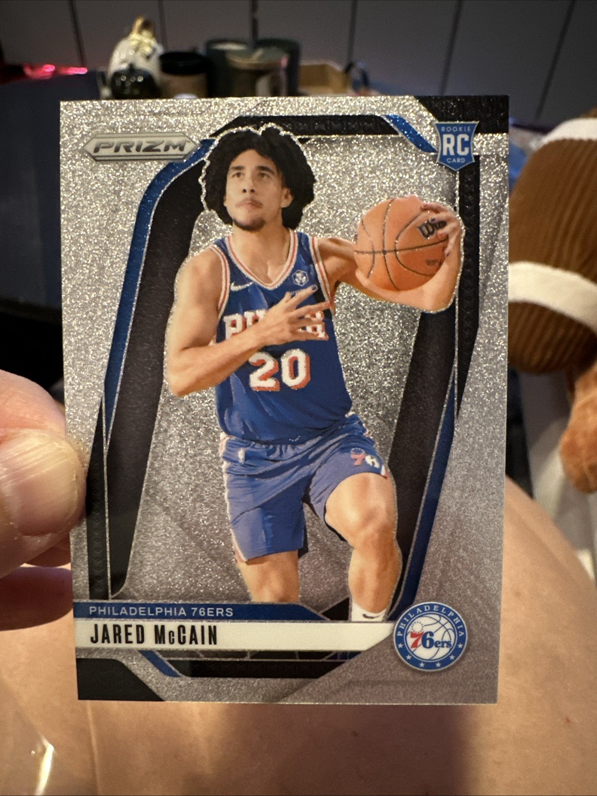 2024-25 Panini Prizm - Jared McCain #222 Glitter Prizm (RC)