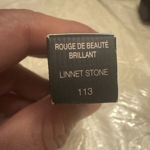 Lápiz labial GUCCI Rouge De Beaute Brillant Shine Glow & Care Linnet Stone 113 nuevo en caja - Imagen 2 de 2