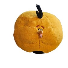 Angry Bird Yellow Inflated Bubbles Plush Animal Globe Bird RARE No Sound