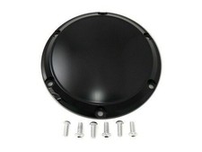 Black Smooth Derby Cover for Harley Sportster Nightster Custom XL 04-22