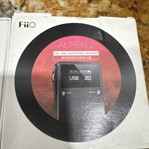 FiiO E17K Alpen 2 ~ DAC y amplificador de auriculares ~ caja abierta sin cable USB - Imagen 3 de 4