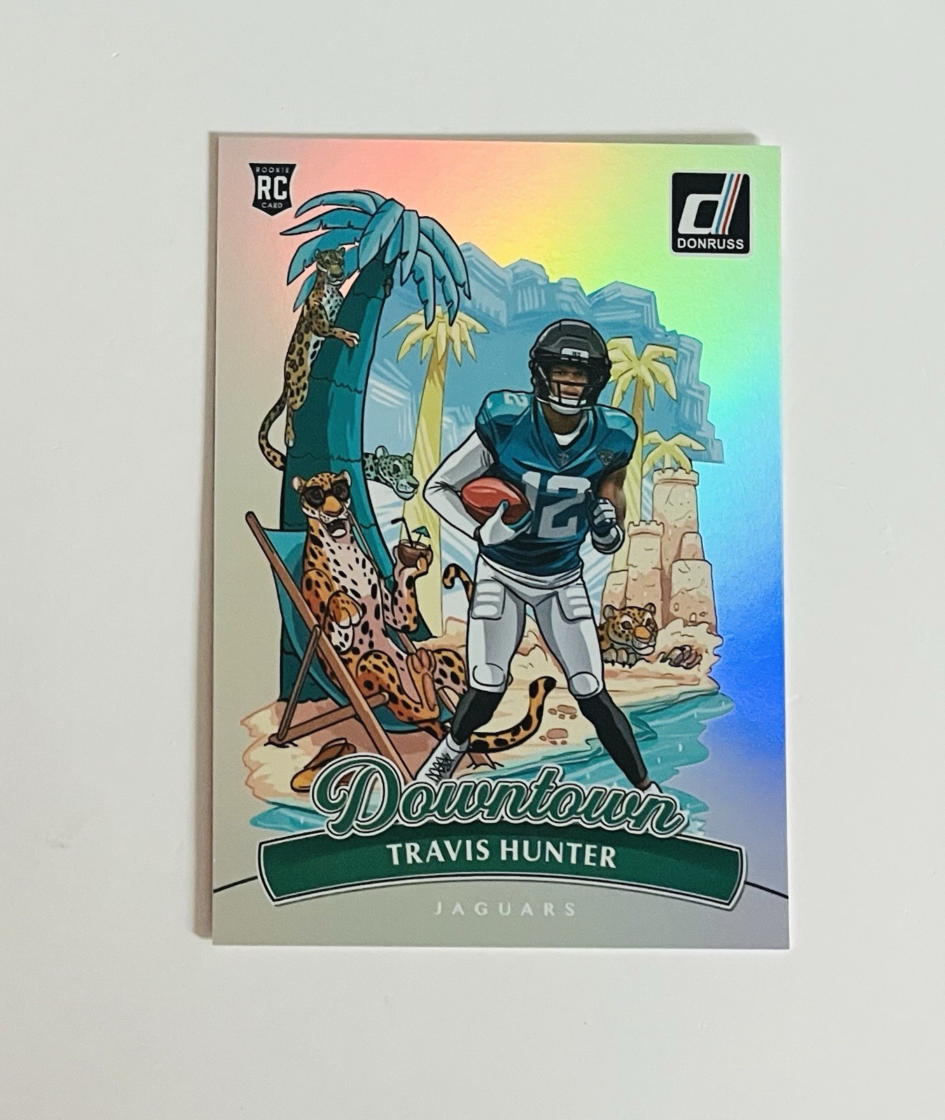 2025 Panini Donruss - Downtown! Travis Hunter #13 (RC)
