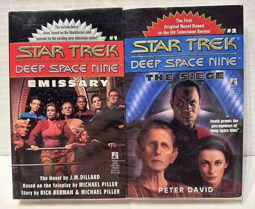 Star Trek Deep Space Nine Emissary and The Siege #1 und #2 *Factory Sealed