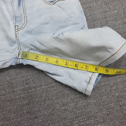 Art Class Boys Summer Destructed Bermuda Jean Shorts Size Medium 8 Blue - Picture 4 of 10