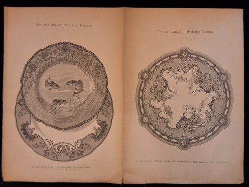 1879 The Art Amateur A Monthly Journal Art in the Household Inserts Lot of 6 -#8