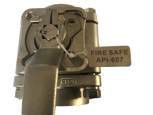 2" Stainless Steel Lever Ball Valve 3 part API-607 - Picture 6 of 6