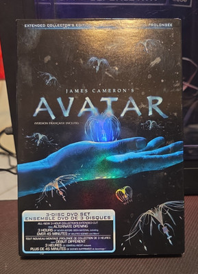 Avatar Extended Collector s Edition DVD Digibook Slipcover James Cameron 3 Disc