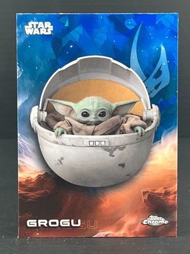2025 Topps Chrome Sapphire Star Wars - GROGU Card #56