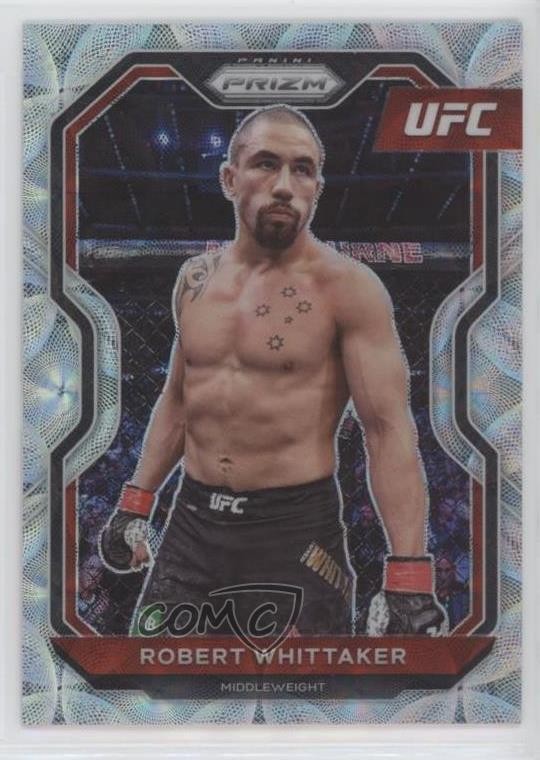 2021 Panini Prizm UFC Premium Box Set Scope 33/99 Robert Whittaker #11 p6a
