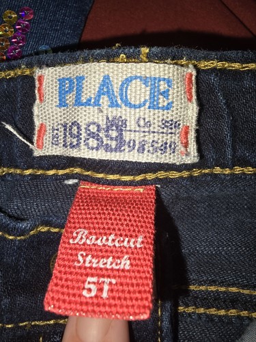 Girls Size 5t/5-6 Lot Of 5 Jeans And Leggings - Picture 8 of 12
