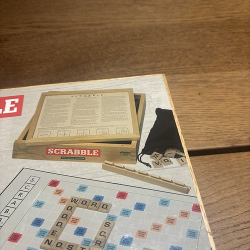 Scrabble Nostalgia Edition Game in Wooden Box Complete  - Picture 11 of 19