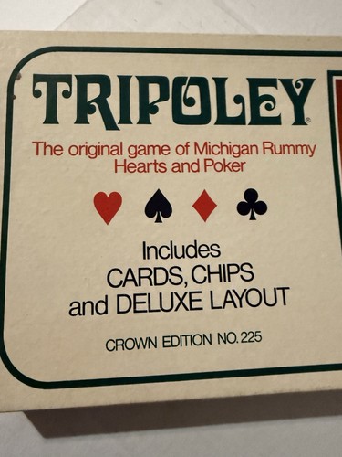 Vintage 1969 TRIPOLEY Board Game Crown Edition No. 225 Cadaco - Picture 7 of 8