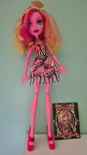 Monster High Gooliope Jellington Doll Frightfully Tall 17” Includes Diary