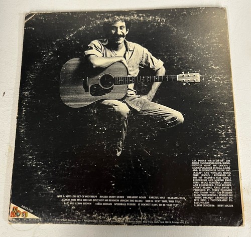 JIM CROCE Life And Times LP Vinyl ABC Records ABCX-769 1973 Gatefold - Picture 2 of 15