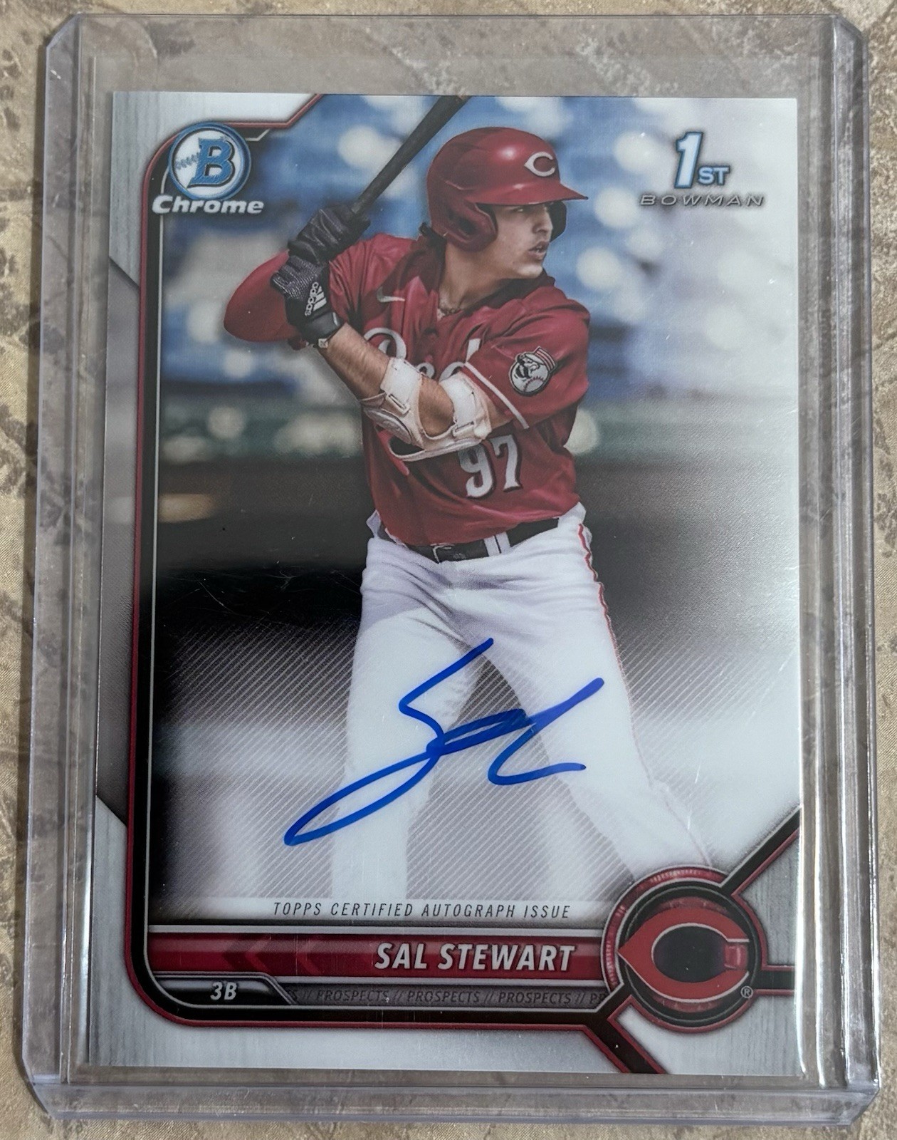 2022 Bowman Draft Chrome Sal Stewart 1st Auto