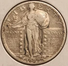 1927 Standing Liberty Quarter Full Date VF Details 90% Silver