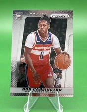2024-24 Panini  Prizm Deca #145 Bub Carrington Rc Wizards Base