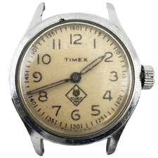 Vintage Timex Cubs Scout Men's Mechanical Wristwatch USA Steel & Chrome