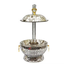 Luxury Silver Chafing Dish Buffet Set, 8QT Stainless Steel Food Warmer with Hang