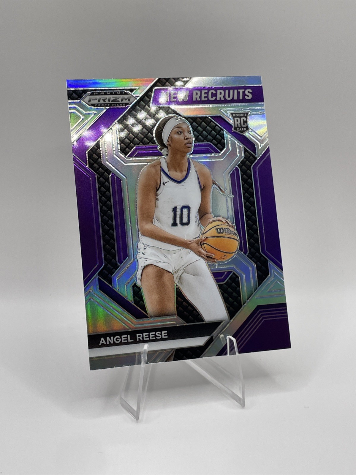 Angel Reese | 2024-25 Prizm Draft Picks | New Recruits | Silver #24 LSU/ Sky