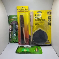 Turkey Call Lot HS Strut Quaker Boy Primos Slate Pot Striker Power Hawk Mouth