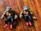 Vintage Teenage Mutant Ninja Turtles - BEBOP Action Figure lot of 2