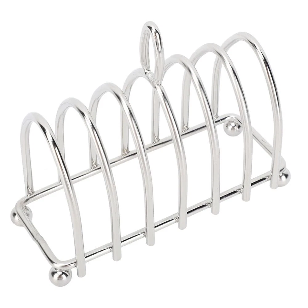Stainless Steel Bread Rack - Durable Bread Holder for Kitchen Countertop, Vin...