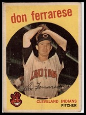 1959 Topps #247b Don Ferrarese Gray/darker back