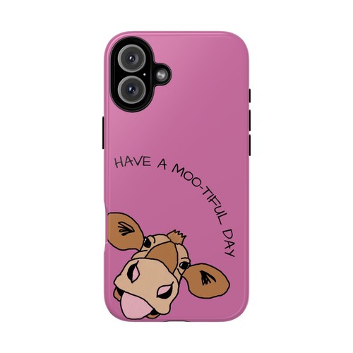 Cute Cow Phone Case - Have a Moo-tiful Day, Farmhouse Decor - 第 32/261 張圖片