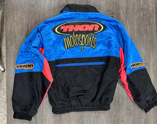 Thor Motosports Vintage Velocity Dirt Bike Moto Racing Jacket Medium 80s 90s - Bild 7 von 14