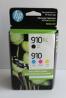Genuine HP 910XL Black & 910 Color Ink Cartridges 3JB41AN Exp 6/2026