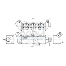 MEAT & DORIA Ladeluftkühler LLK für VW Caddy II Kasten 1.9 TDI Seat Ibiza 9K9A