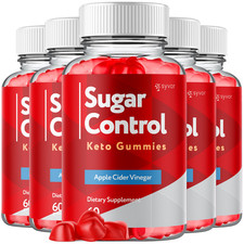 5 Pack Sugar Control Keto ACV Gummies 1000MG SugarControl Vitamin 300 Gummies